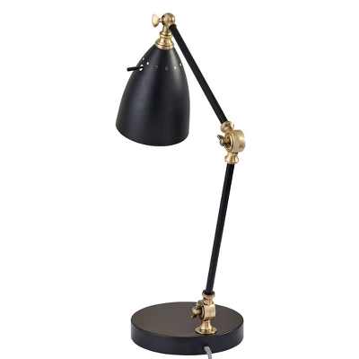 Boston Desk Lamp Black - Adesso 1 Boston Desk Lamp Black - Adesso
