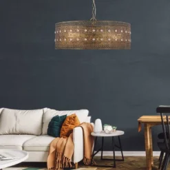 23.5" 3-Light Bryar Chandelier Brass/Crystal - River Of Goods -Adesso Shop GUEST 003998eb e8ce 4fef 957d 696eafc3d669