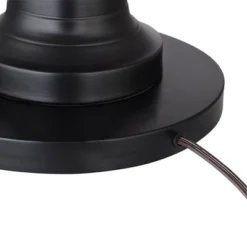 360 Lighting Spenser Retro Art Deco 58" Tall Floor Lamp Oiled Bronze Brown Beige Fabric Pleated Empire Shade For Living Room Bedroom House -Adesso Shop GUEST 02251c4c 0371 4f18 baf1 1a036ee2eaa7