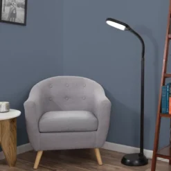 Adjustable Floor Lamp - Full Spectrum Natural Sunlight LED Lamp And Bendable Neck - Dimmable Light For Living Room And Bedroom By Lavish Home (Black) 7 Adjustable Floor Lamp - Full Spectrum Natural Sunlight LED Lamp And Bendable Neck - Dimmable Light For Living Room And Bedroom By Lavish Home (Black) -Adesso Shop GUEST 03eb52f6 5772 48e1 8e96 a1360874a0de