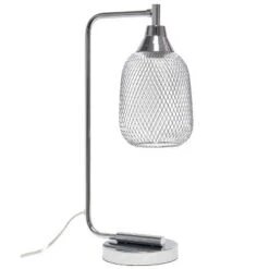 Industrial Mesh Desk Lamp Chrome - Lalia Home -Adesso Shop GUEST 049c3848 72c7 4b8b 8f9e 50c449ab1719
