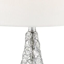 360 Lighting Sergio Modern Accent Table Lamps 23 1/2" High Set Of 2 Acrylic Chrome USB Charging Port White Drum For Bedroom Living Room Bedside Desk 10 360 Lighting Sergio Modern Accent Table Lamps 23 1/2" High Set Of 2 Acrylic Chrome USB Charging Port White Drum For Bedroom Living Room Bedside Desk -Adesso Shop GUEST 05e37469 63de 4569 8fb7 e40b713dc79a