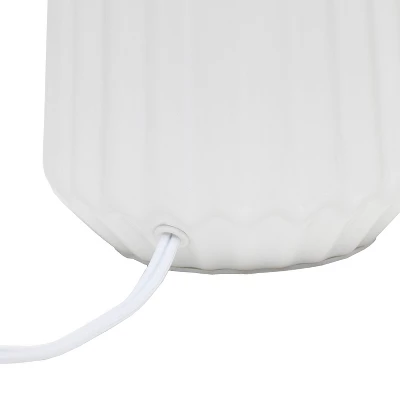 Pleated Base Table Lamp Off-White - Simple Designs 7 Pleated Base Table Lamp Off-White - Simple Designs - Image 7