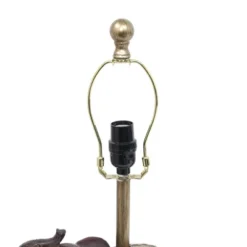 Elephant Table Lamp With Fabric Shade Brown - Lalia Home -Adesso Shop GUEST 06519c6f 252c 4777 a931 2c7b8742f661