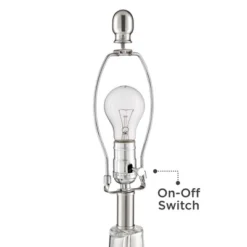 360 Lighting Modern Accent Table Lamps 21.75" High Set Of 2 With USB Charging Port Clear Glass Blue Drum Shade For Living Room Desk Bedroom Office 11 360 Lighting Modern Accent Table Lamps 21.75" High Set Of 2 With USB Charging Port Clear Glass Blue Drum Shade For Living Room Desk Bedroom Office -Adesso Shop GUEST 093df5a9 e97f 409d 978e 226ef9924a00