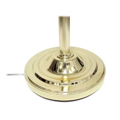 Torchiere Floor Lamp With Reading Light And Marble Glass Shades Gold - Lalia Home 5 Torchiere Floor Lamp With Reading Light And Marble Glass Shades Gold - Lalia Home - Image 5