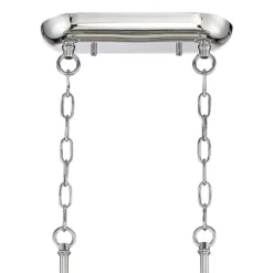 Possini Euro Design Mirabell Chrome Linear Island Pendant Chandelier 34" Wide Modern LED Clear Glass Crystal 6-Light Fixture For Dining Room Kitchen -Adesso Shop GUEST 0bfcfb6b f938 47c6 b873 e21ac19f51ba