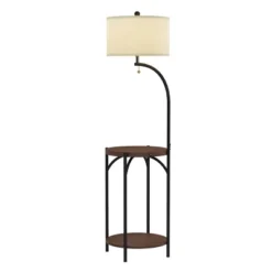 Floor Lamp End Table (Includes LED Light Bulb) - Modern Rustic -Adesso Shop GUEST 0c48f534 4e08 4b40 8ed1 770b44c735c9