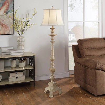 3-way Jane Seymour Yorktown Floor Lamp White - StyleCraft 5 3-way Jane Seymour Yorktown Floor Lamp White - StyleCraft - Image 5