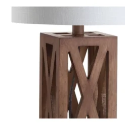 21.5" Wood Stewart Table Lamp (Includes LED Light Bulb) Brown - Jonathan Y 5 21.5" Wood Stewart Table Lamp (Includes LED Light Bulb) Brown - Jonathan Y -Adesso Shop GUEST 0f1721b8 5190 4bc9 b992 31353f2a47e2