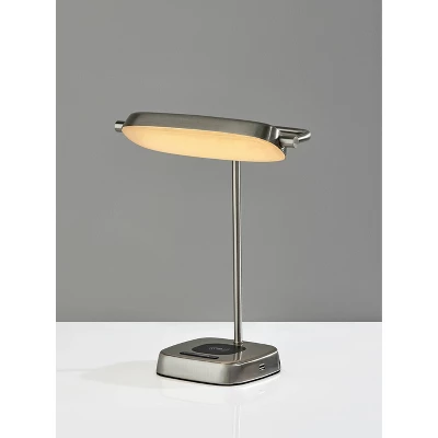 Radley Charge Table Lamp With Smart Switch Silver (Includes LED Light Bulb) - Adesso 2 Radley Charge Table Lamp With Smart Switch Silver (Includes LED Light Bulb) - Adesso - Image 2