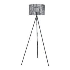 61" Ingrid Black Cage Shade Metal Tripod Floor Lamp - River Of Goods -Adesso Shop GUEST 0f34e5d6 03a7 4386 85ab 89591018b9bb