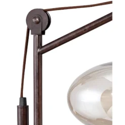 Franklin Iron Works Modern Industrial Desk Lamp 29" Tall With USB Charging Port Bronze Metal Cognac Glass Shade For Bedroom Living Room House Bedside 9 Franklin Iron Works Modern Industrial Desk Lamp 29" Tall With USB Charging Port Bronze Metal Cognac Glass Shade For Bedroom Living Room House Bedside -Adesso Shop GUEST 103bb17e ff36 4053 9c84 91012674bd4f
