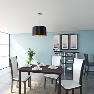 1-Light Maserlo Pendant Black/Gold - EGLO 1 1-Light Maserlo Pendant Black/Gold - EGLO