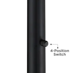 Possini Euro Design Modern Torchiere Floor Lamp Light Blaster LED 72.25" Tall Antique Brass And Matte Black Opal Glass For Living Room Bedroom 10 Possini Euro Design Modern Torchiere Floor Lamp Light Blaster LED 72.25" Tall Antique Brass And Matte Black Opal Glass For Living Room Bedroom -Adesso Shop GUEST 1158857a 5014 42b3 a238 8250ae5c8fa4