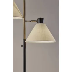 Matthew Tree Lamp Black W. Antique Brass - Adesso -Adesso Shop GUEST 17f75b14 21d8 4b2a a450 e1a08e4497e0