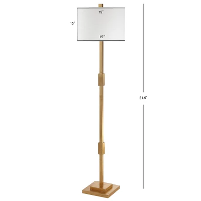 61.5" Resin/Metal Windsor Floor Lamp (Includes LED Light Bulb) Gold - JONATHAN Y 3 61.5" Resin/Metal Windsor Floor Lamp (Includes LED Light Bulb) Gold - JONATHAN Y - Image 3