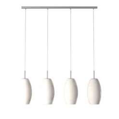 Batista 1 Multi Light Pendant Ceiling Light 39.5 " Matte Nickel - Eglo -Adesso Shop GUEST 18a64e1e 971f 401a a3df 5a8a8e75e598