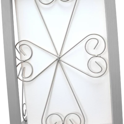 Etagere Organizer Storage Shelf Floor Lamp With Linen Shade Gray - Simple Designs 8 Etagere Organizer Storage Shelf Floor Lamp With Linen Shade Gray - Simple Designs - Image 8