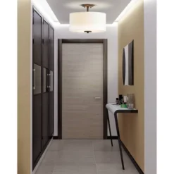 15" Metal Marc Semi Flush Mount (Includes Energy Efficient Light Bulb) Black - JONATHAN Y 9 15" Metal Marc Semi Flush Mount (Includes Energy Efficient Light Bulb) Black - JONATHAN Y -Adesso Shop GUEST 1b305050 f37b 4f56 9c28 6d772333db69