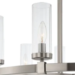 Stiffel Brushed Nickel Wagon Wheel Chandelier 36" Wide Modern Clear Glass Shade 12-Light Fixture For Dining Room House Kitchen 10 Stiffel Brushed Nickel Wagon Wheel Chandelier 36" Wide Modern Clear Glass Shade 12-Light Fixture For Dining Room House Kitchen -Adesso Shop GUEST 1b83c1c3 97ce 4d42 9c24 7190a5b153b0