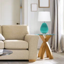 Pleated Table Lamp With Fabric Shade Teal - Lalia Home -Adesso Shop GUEST 1ca808c3 88c1 4344 adcb e423b381c8f7