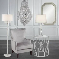 Vienna Full Spectrum Marilyn Chrome Pendant Chandelier 18 1/4" Wide Modern Clear Crystal 5-Light Fixture For Dining Room House Foyer Kitchen Island -Adesso Shop GUEST 1ccfa497 d8aa 474e 8784 810da08d0151