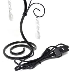 19" Contemporary Metal Winding Ivy Table Desk Lamp With Brown Fabric Shade - Creekwood Home -Adesso Shop GUEST 1d07c313 fc51 4620 ba1b f88d0e696aee