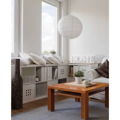 Large Orb Pendant Natural - Adesso 1 Large Orb Pendant Natural - Adesso