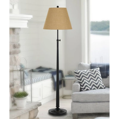 56" X 65" 3-way Adjustable Height Madison Floor Lamp Dark Bronze - Cal Lighting 2 56" X 65" 3-way Adjustable Height Madison Floor Lamp Dark Bronze - Cal Lighting - Image 2