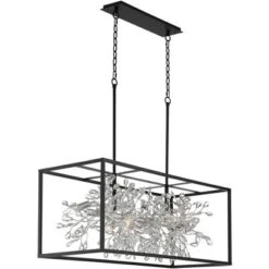 Possini Euro Design Carrine Black Silver Linear Pendant Chandelier 38 1/2" Wide Modern Clear Crystal 8-Light Fixture For Dining Room Kitchen Island 14 Possini Euro Design Carrine Black Silver Linear Pendant Chandelier 38 1/2" Wide Modern Clear Crystal 8-Light Fixture For Dining Room Kitchen Island -Adesso Shop GUEST 20098fb7 060c 4b63 8ebf 0c0b0dd92a5c