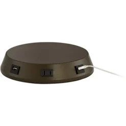 360 Lighting Modern Table Lamp With USB And AC Power Outlet Workstation Charging Base 24.5" High Espresso Bronze Droplet Living Room Desk Office -Adesso Shop GUEST 20794d02 b9a7 4a06 8d20 e46fedcad087 2