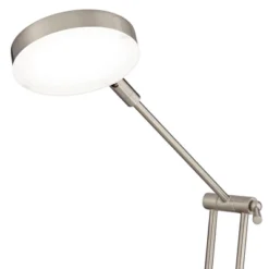 360 Lighting Xenos Modern Desk Lamp 20" High Satin Nickel With USB Charging Port LED Adjustable Arm White Head For Bedroom Living Room Bedside Reading -Adesso Shop GUEST 2130026e d555 4a98 9654 435fa5b07858