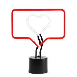 Amped Co 13 X 11 Inches Neon Desk Light Like Sign Symbol, Heart, Red And White -Adesso Shop GUEST 22064eda 08be 4ed6 b291 be174ca31a6e