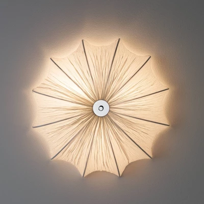 Possini Euro Design Planetarium Modern Ceiling Light Flush Mount Fixture 21" Wide Chrome 3-Light Ivory Fabric Scalloped Bowl For Bedroom Living Room 5 Possini Euro Design Planetarium Modern Ceiling Light Flush Mount Fixture 21" Wide Chrome 3-Light Ivory Fabric Scalloped Bowl For Bedroom Living Room - Image 5