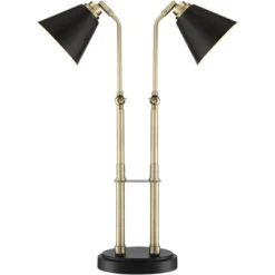 Possini Euro Design Sentry Modern Mid Century Desk Lamp 23" High Black Brass With USB Charging Port LED Adjustable Cone Shade For Bedroom Living Room 14 Possini Euro Design Sentry Modern Mid Century Desk Lamp 23" High Black Brass With USB Charging Port LED Adjustable Cone Shade For Bedroom Living Room -Adesso Shop GUEST 23a902e2 1768 4a21 b4e8 f727be00628c