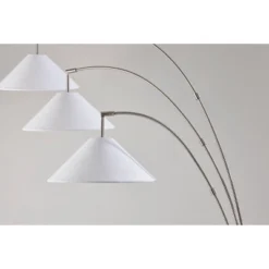 Braxton 3 Arm Arc Lamp Brushed Steel - Adesso -Adesso Shop GUEST 24ee27da 8eee 4fe8 8938 9889badc898d