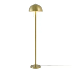 60" Novogratz X Globe Haydel 2-Light Matte Brass Floor Lamp - Globe Electric 9 60" Novogratz X Globe Haydel 2-Light Matte Brass Floor Lamp - Globe Electric -Adesso Shop GUEST 2528fefa 9f5e 44de a6c2 054e155ed686