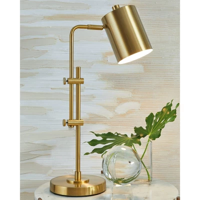 Baronvale Metal Desk Lamp Brass - Signature Design By Ashley 1 Baronvale Metal Desk Lamp Brass - Signature Design By Ashley