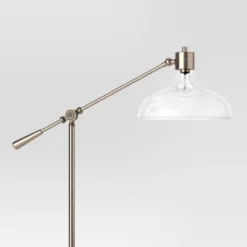 Crosby Bell Floor Lamp Brass With Glass Shade - Threshold™ -Adesso Shop GUEST 26149be8 59a3 4410 bac0 69bf4e1c57fc