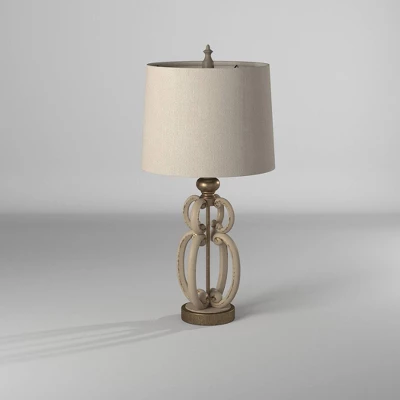 Table Lamp Cream - StyleCraft 2 Table Lamp Cream - StyleCraft - Image 2