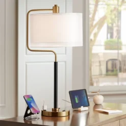 Possini Euro Design Possini Euro Carlyle USB Port And Outlet Modern Desk Lamps Set Of 2 14 Possini Euro Design Possini Euro Carlyle USB Port And Outlet Modern Desk Lamps Set Of 2 -Adesso Shop GUEST 27b8b40a 1418 4e83 a4cb 9e02060085ea