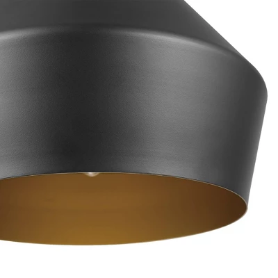 Novogratz X Globe Amara 1-Light Pendant Lighting With Matte Black Shade - Globe Electric 4 Novogratz X Globe Amara 1-Light Pendant Lighting With Matte Black Shade - Globe Electric - Image 4