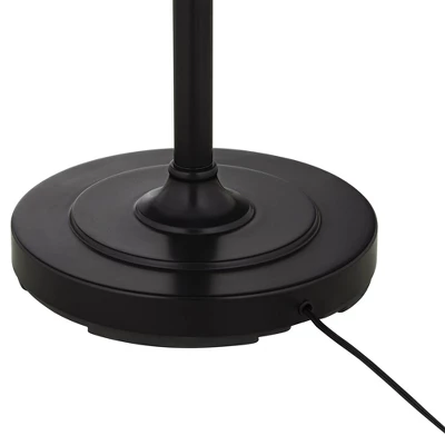 Uttermost Modern Industrial Floor Lamp 73 1/2" Tall Matte Black 3-Light Marbleized Glass Drop Shade For Living Room Reading Family Bedroom Office Home 5 Uttermost Modern Industrial Floor Lamp 73 1/2" Tall Matte Black 3-Light Marbleized Glass Drop Shade For Living Room Reading Family Bedroom Office Home - Image 5