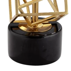Possini Euro Design Modern Table Lamp 30" Tall Gold Metal Geometric Cube Black Drum Shade For Bedroom Living Room Bedside Nightstand Office Kids House -Adesso Shop GUEST 2d8dcd69 2846 490f b020 dc3c2e5422f6