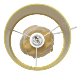 12.8" Contemporary Ceramic Owl Bedside Table Lamp With Matching Fabric Shade Yellow - Simple Designs 12 12.8" Contemporary Ceramic Owl Bedside Table Lamp With Matching Fabric Shade Yellow - Simple Designs -Adesso Shop GUEST 2f15db96 c3e7 4e71 a07d 59a570e63a38