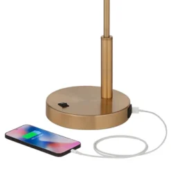 360 Lighting Industrial Modern Desk Lamp With USB And AC Power Outlet 23.5" High Antique Brass Metal For Living Room Bedroom House Bedside 10 360 Lighting Industrial Modern Desk Lamp With USB And AC Power Outlet 23.5" High Antique Brass Metal For Living Room Bedroom House Bedside -Adesso Shop GUEST 30c588b4 d7eb 4245 8d87 8df06a4fd3d0