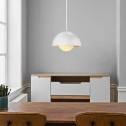 1-Light Amelia Plug-In Pendant With Glass Shade Matte White - Globe Electric 7 1-Light Amelia Plug-In Pendant With Glass Shade Matte White - Globe Electric -Adesso Shop GUEST 30db1d79 4161 44c7 a1fb 7cfdab681624