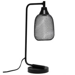 Industrial Mesh Desk Lamp Matte Black - Lalia Home -Adesso Shop GUEST 320a1c68 3979 4ffe a643 c0fb77c304ea