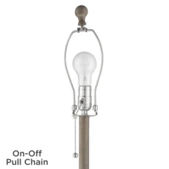 Regency Hill Traditional Buffet Table Lamps 28" Tall Set Of 2 Natural Candlestick Cream Bell Shade For Dining Room -Adesso Shop GUEST 322a8d2e d6df 4454 8881 c35097c2c92b